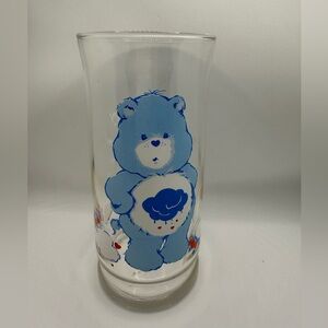 Care Bears Pizza Hut Glass Grumpy Bear Vintage Limited Ed Collector Series